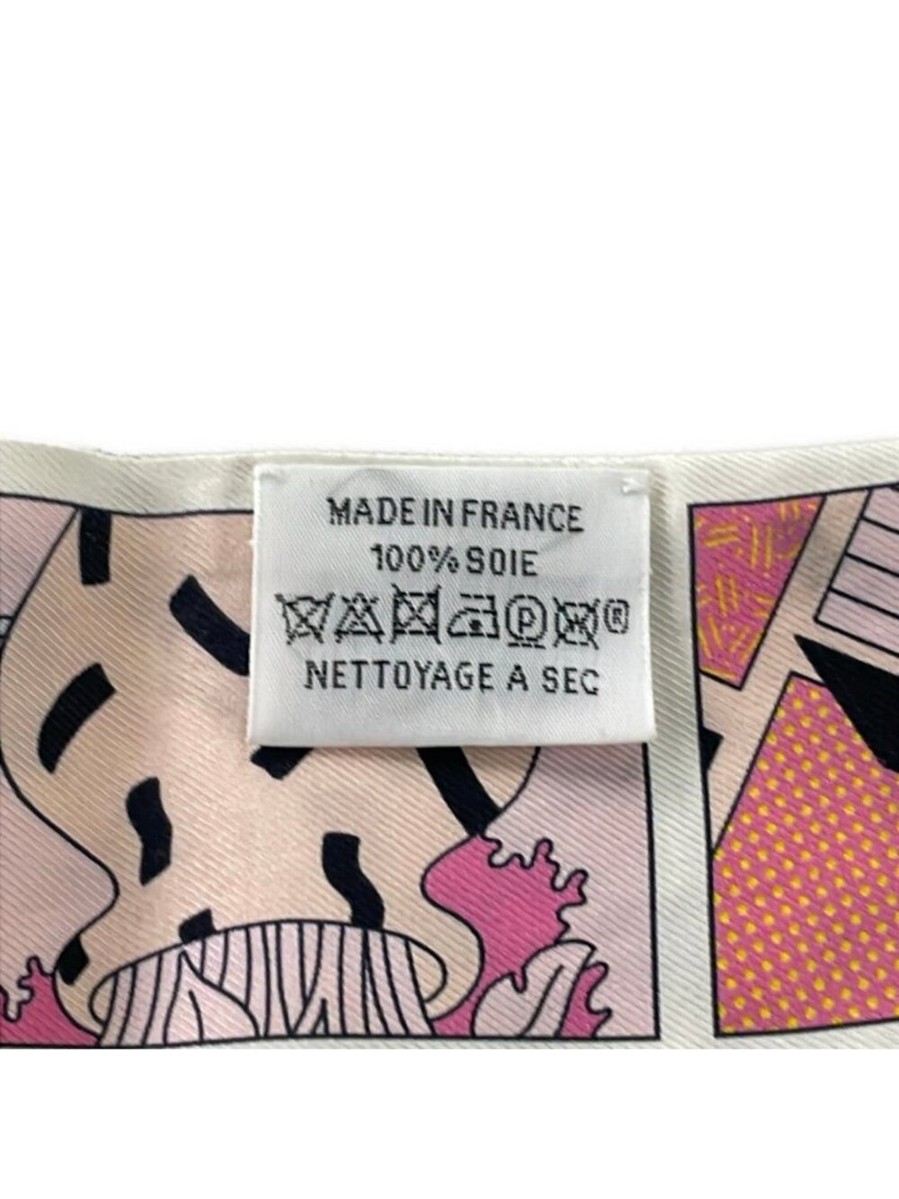 Hermes Scarf Twilly Light Pink White Multi Ribbon - Picture 4 of 6
